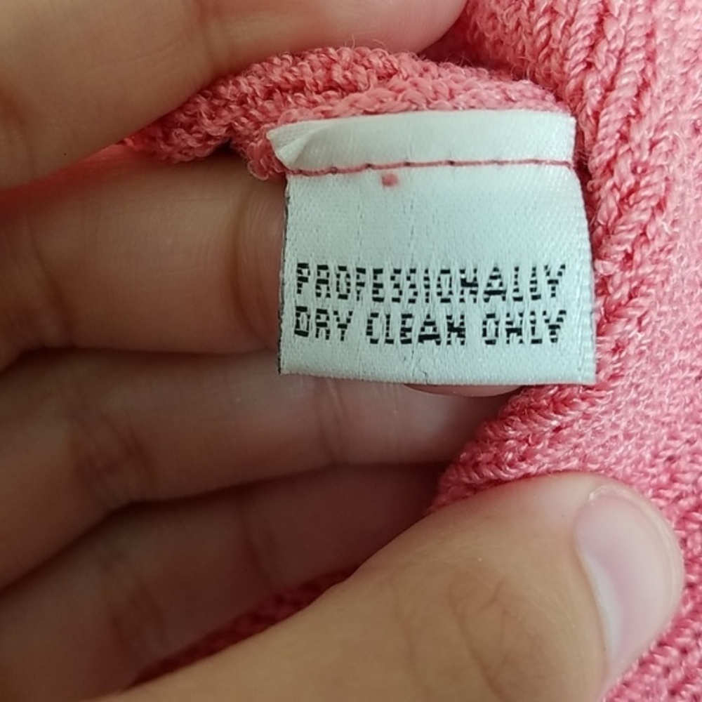 Vintage St. John Sport Knit Pink Sleeveless Top - Picture 5 of 6